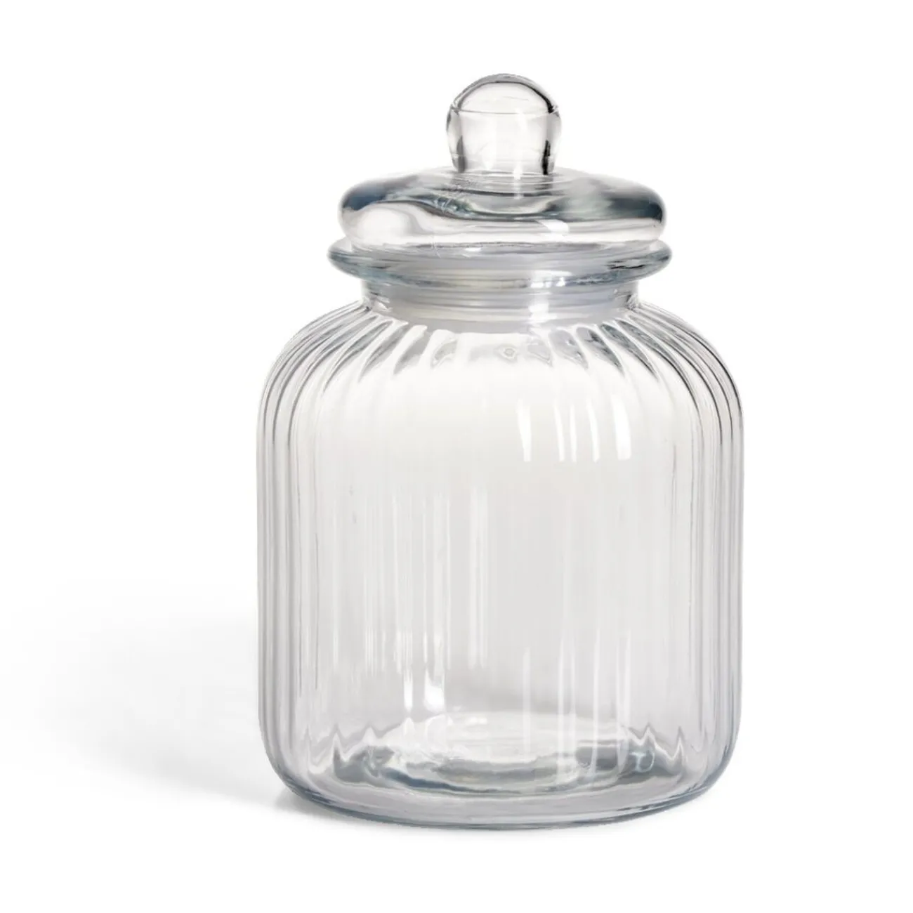 Gifi Bonbonnière en verre ø17,5xH27,5cm