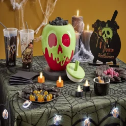 Gifi Bonbonnière Halloween Disney Villains rouge et vert Ø20xH22,5cm