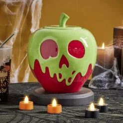 Gifi Bonbonnière Halloween Disney Villains rouge et vert Ø20xH22,5cm