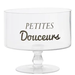 Gifi Bonbonnière sur pied transparente Petites douceurs