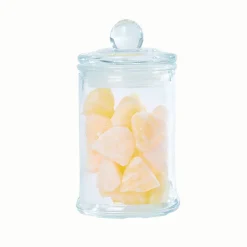 Gifi Bonbonnière transparente avec couvercle verre 15 cl x5