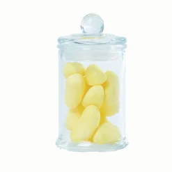 Gifi Bonbonnière transparente avec couvercle verre 15 cl x5