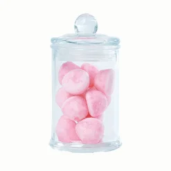Gifi Bonbonnière transparente avec couvercle verre 15 cl x5