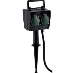 Gifi Accessoires Électriques^Borne 4 prises à planter