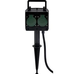 Gifi Accessoires Électriques^Borne 4 prises à planter