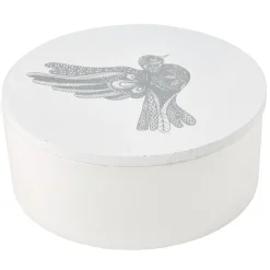 Gifi Rangement|Boîte à bijoux avec miroir rond intégré Ø13,5 cm