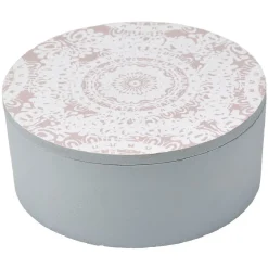 Gifi Rangement|Boîte à bijoux avec miroir rond intégré Ø13,5 cm