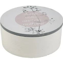 Gifi Rangement|Boîte à bijoux avec miroir rond intégré Ø13,5 cm