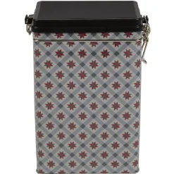 Gifi Boîte à biscuits en métal déco rouge vert