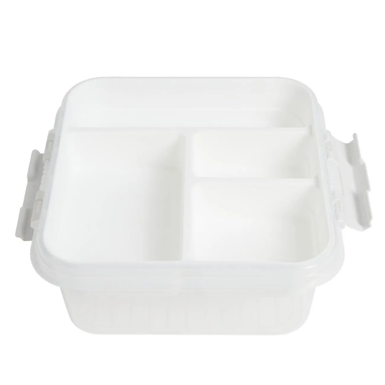 Gifi Rangement|Boîte à compartiments 2 niveaux de rangement 26x25xH11cm