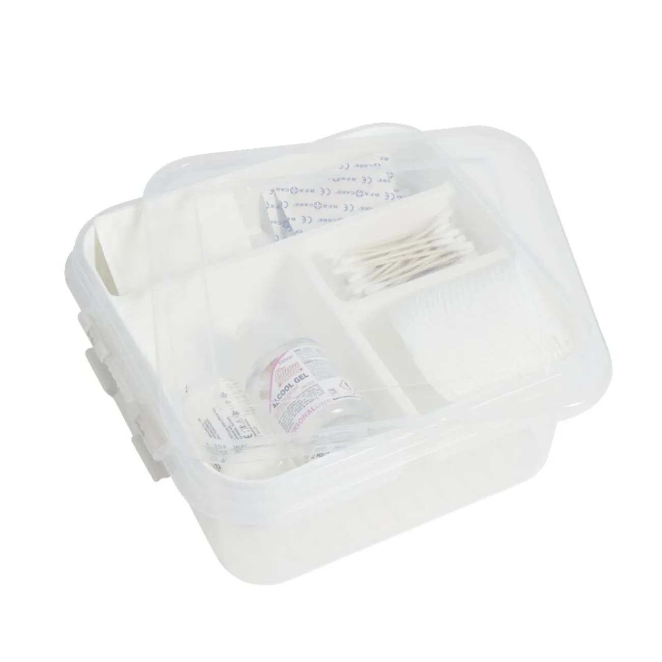 Gifi Rangement|Boîte à compartiments 2 niveaux de rangement 26x25xH11cm