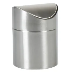 Gifi Nettoyage Et Entretien|Boîte à coton grise chromé