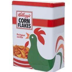 Gifi Boîte à céréales en métal Kellogg's Corn flakes motif coq