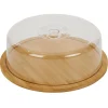 Gifi Boîte à fromage bambou et plastique Ø28,5xH9cm