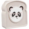 Gifi Boîte à goûter enfant design panda bleu ou rose