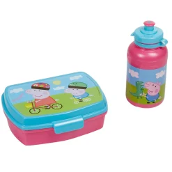 Gifi Boîte à goûter et gourde Peppa Pig