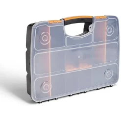 Gifi Aménagement Atelier^Boîte à outils multi compartiments 38,5x29,5xH6,5cm