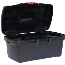 Gifi Aménagement Atelier^Boîte à outils plastique noir et rouge