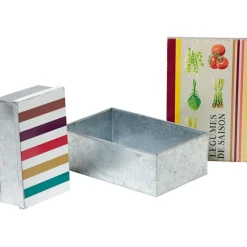 Gifi Rangement|Boîte à sucre métal Muranu intemporel