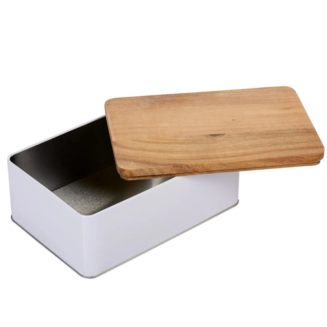 Gifi Boîte à sucre rectangulaire blanc naturel