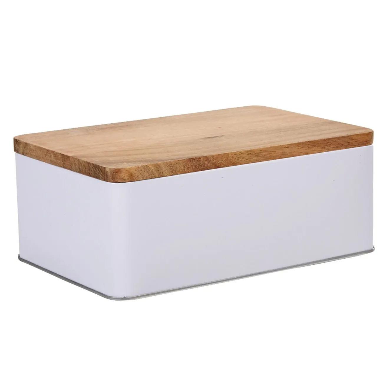 Gifi Boîte à sucre rectangulaire blanc naturel