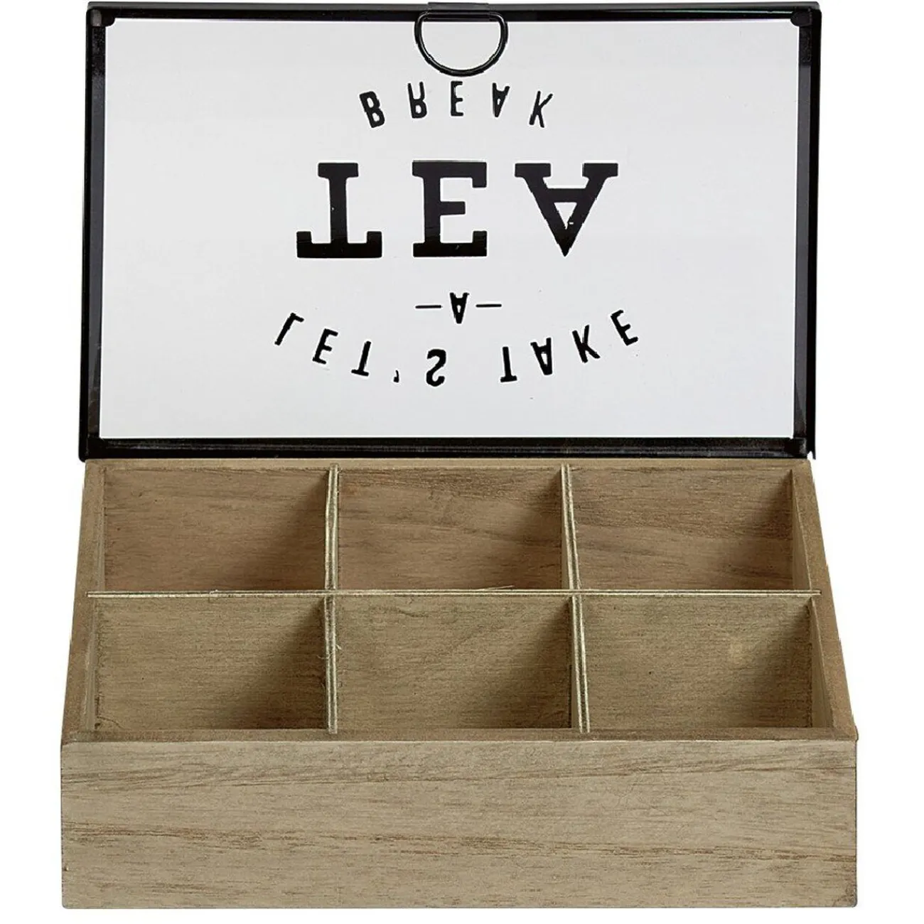 Gifi Boîte à thé 6 compartiments Tea break