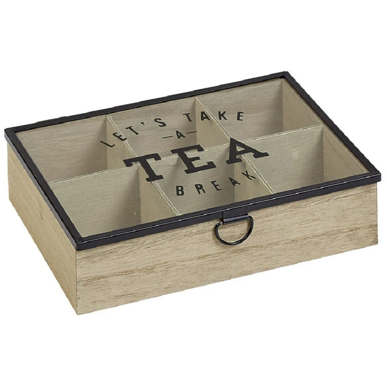 Gifi Boîte à thé 6 compartiments Tea break