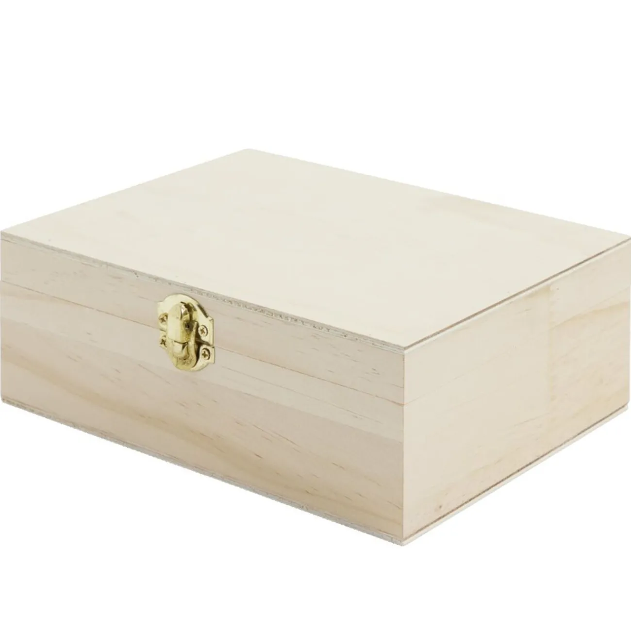 Gifi Boîte à thé en bois à personnaliser 20xH7x15cm