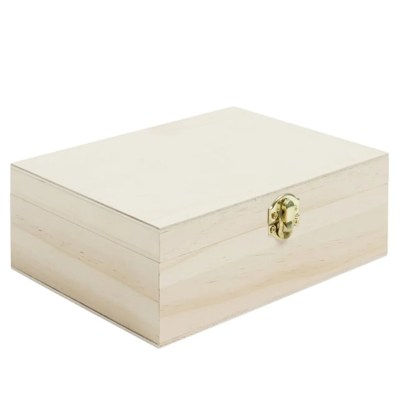 Gifi Boîte à thé en bois à personnaliser 20xH7x15cm