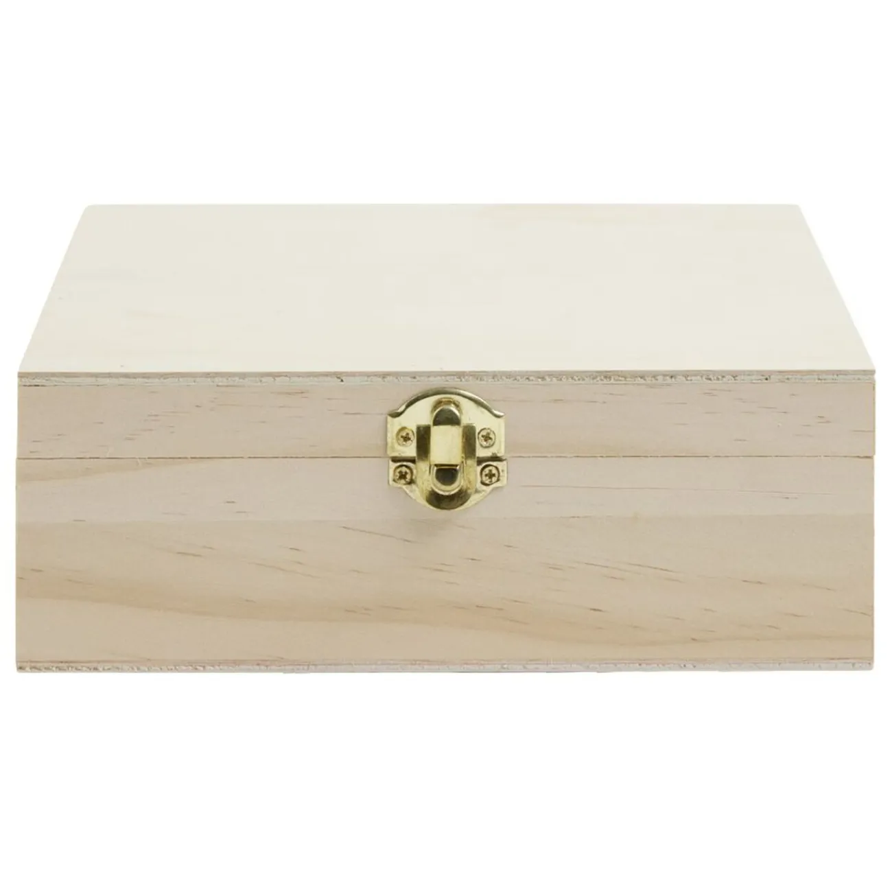 Gifi Boîte à thé en bois à personnaliser 20xH7x15cm