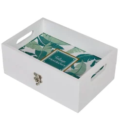 Gifi Boîte à thé plateau 2 en 1