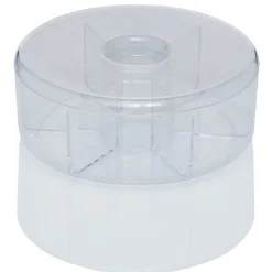 Gifi Boîte à thé ronde transparente