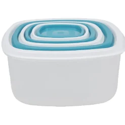 Gifi Boîte alimentaire carrée empilable x6