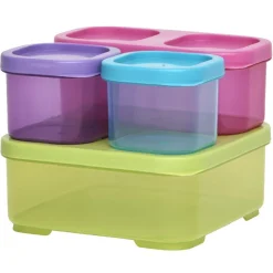 Gifi Boîte alimentaire colorée x4