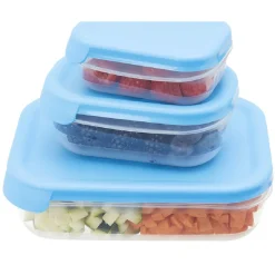 Gifi Boîte alimentaire couvercle bleu