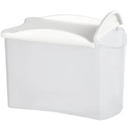 Gifi Boîte alimentaire empilable transparente et blanche 0,8 L