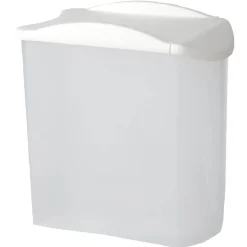 Gifi Boîte alimentaire empilable transparente et blanche 1,25 L