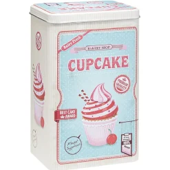 Gifi Boîte alimentaire en métal inscription thème cuisine