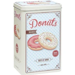 Gifi Boîte alimentaire en métal inscription thème cuisine