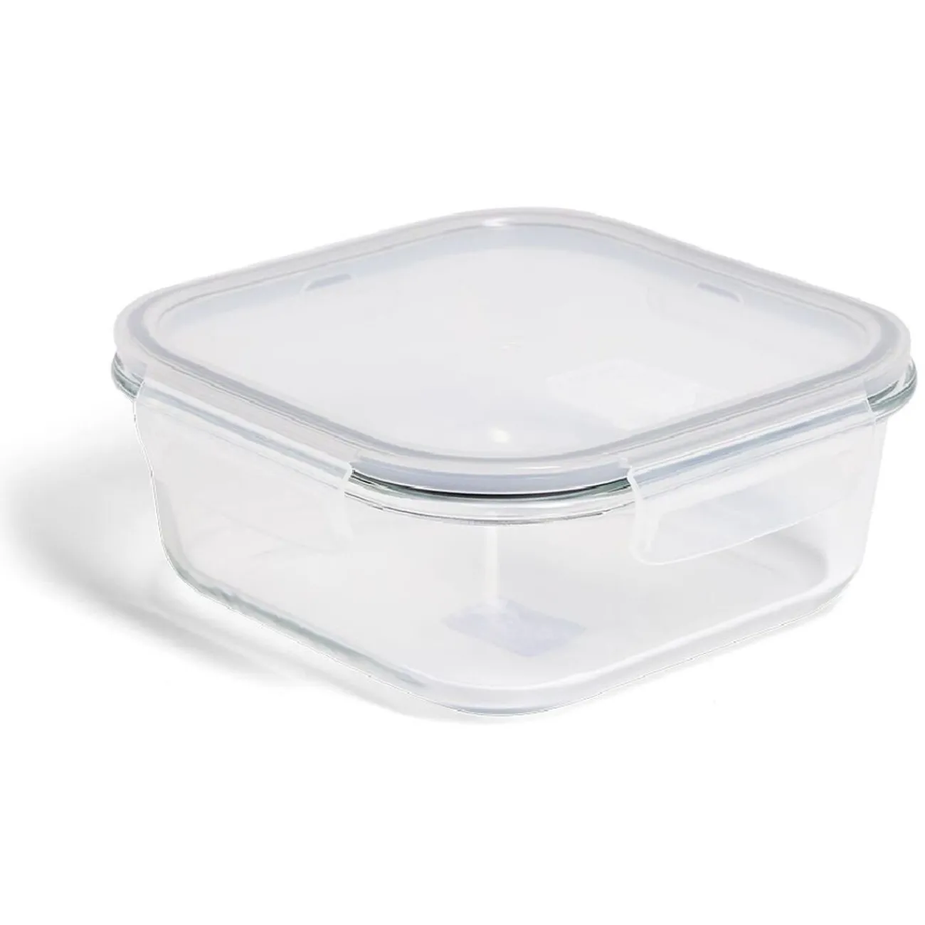 Gifi Boîte alimentaire en verre avec couvercle plastique à clips 1,1L