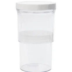 Gifi Boîte alimentaire extensible transparente couvercle blanc