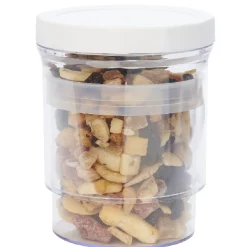 Gifi Boîte alimentaire extensible transparente couvercle blanc