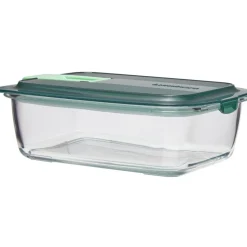 Gifi Boîte alimentaire Luminarc verre Esay Box transparent et vert 122 cl