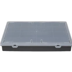 Gifi Rangement|Boîte avec 18 compartiments gris