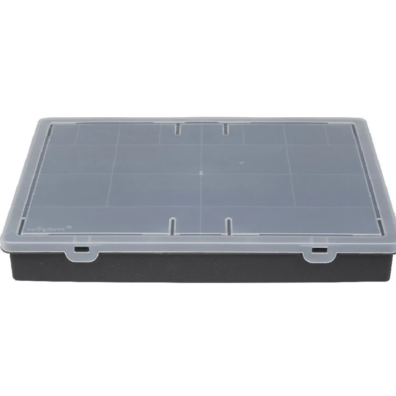 Gifi Rangement|Boîte avec 18 compartiments gris