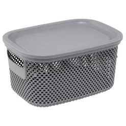Gifi Entretien Du Linge|Boîte avec couvercle 3,5L gris