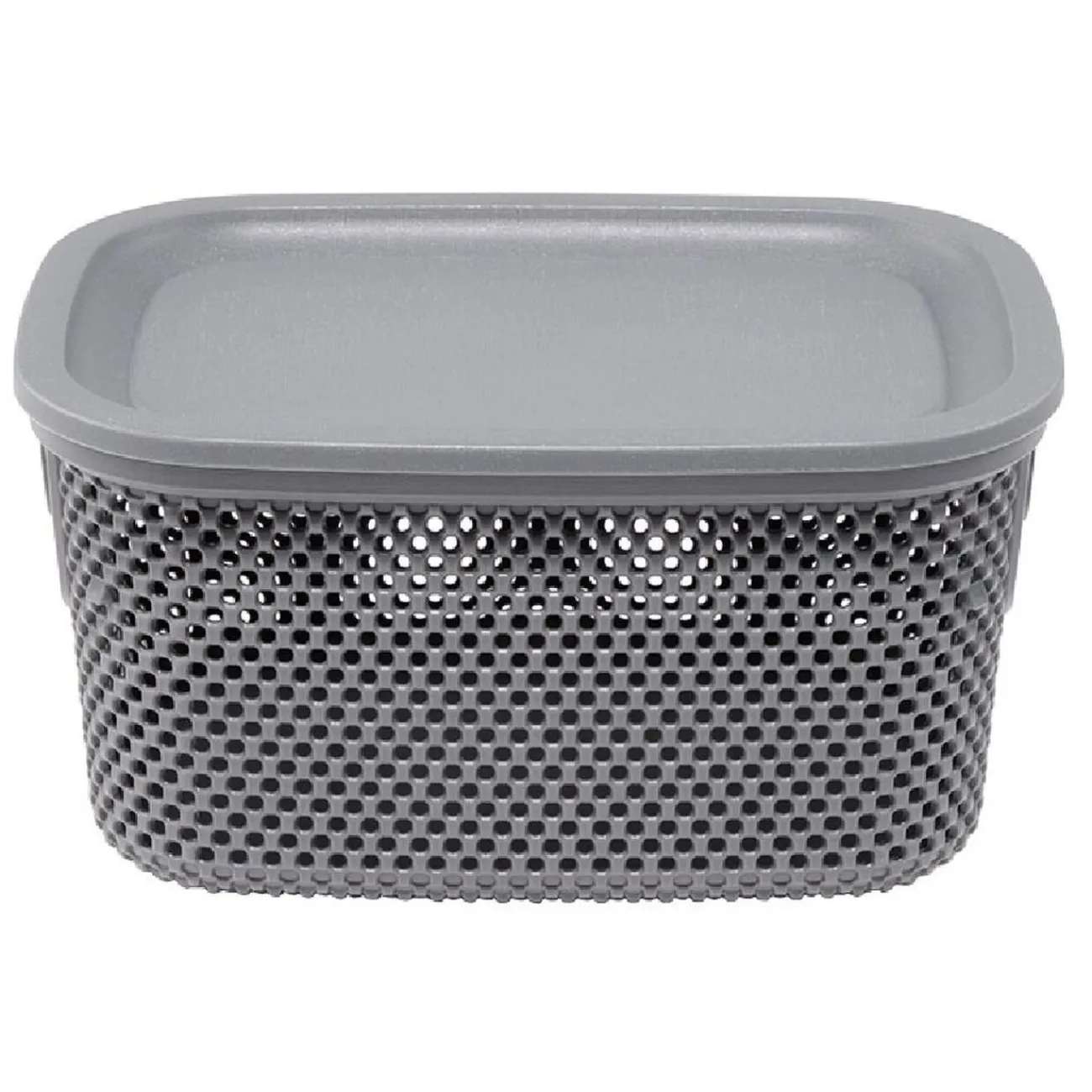 Gifi Entretien Du Linge|Boîte avec couvercle 3,5L gris