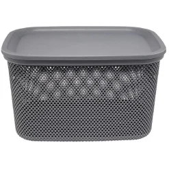 Gifi Entretien Du Linge|Boîte avec couvercle 18L gris