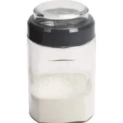 Gifi Boîte conservation verre 2 en 1 couvercle mesureur