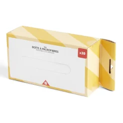 Gifi Nettoyage Et Entretien|Boîte de 20 microfibres polyester 22x22cm